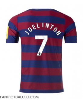 Newcastle United Joelinton #7 Tricou Fotbal Replică 2024-25 Barbati Deplasare